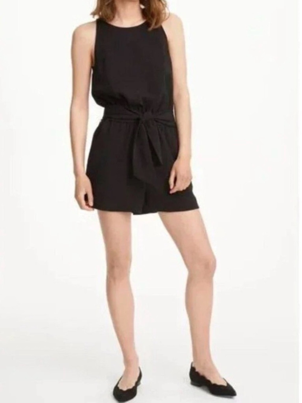 NWT Club Monaco black Taye Romper size 4